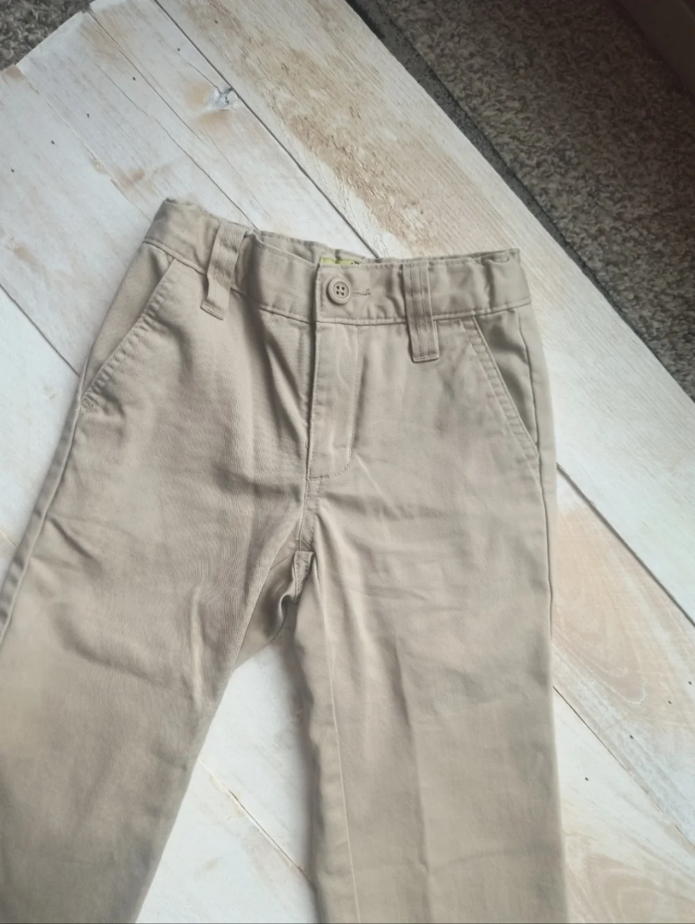 Old Navy Boys Straight Leg Khaki Dress Pants Size 6 Slim